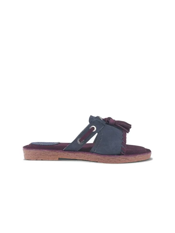 Maroon_Suede_Flats_For_Women