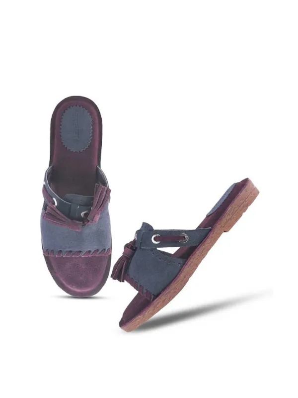 Maroon_Suede_Flats_For_Women