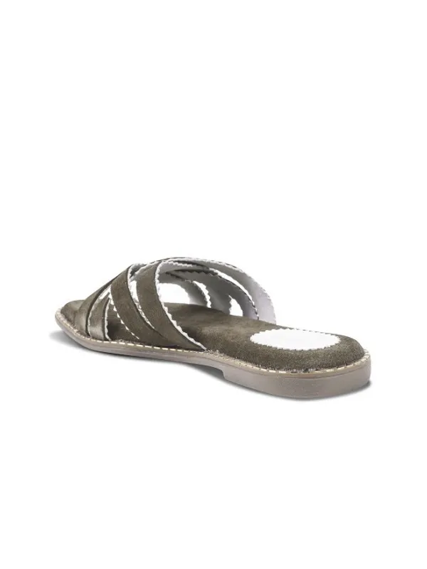Green_Suede_Flats_For_Women