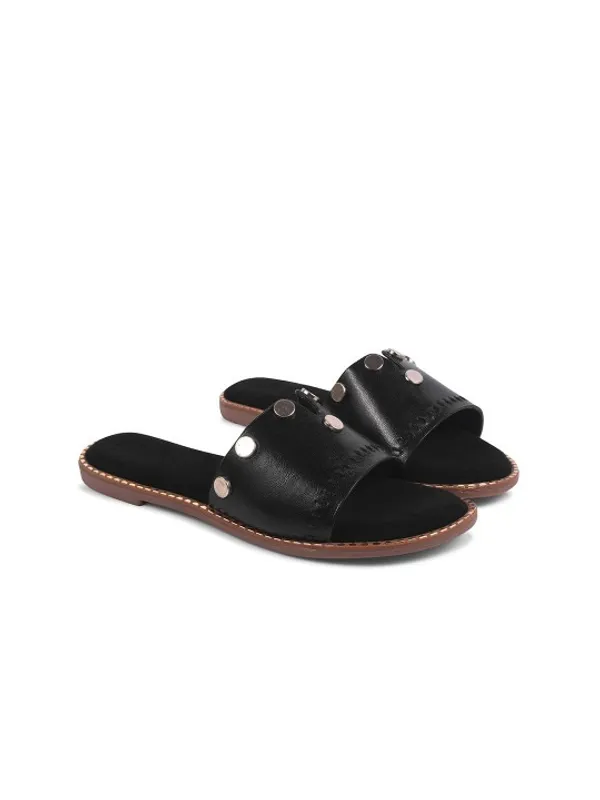 Black_Suede_Flats_For_Women