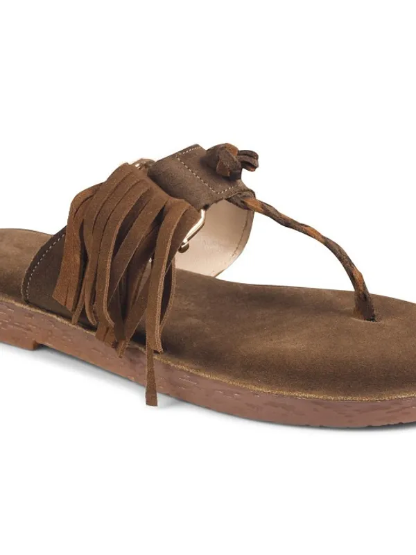 Brown_Suede_Flats_For_Women