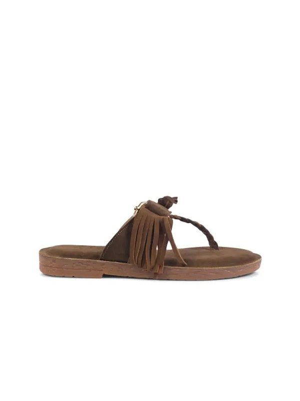 Brown_Suede_Flats_For_Women