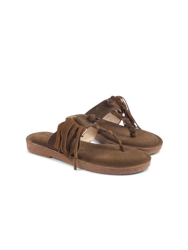 Brown_Suede_Flats_For_Women