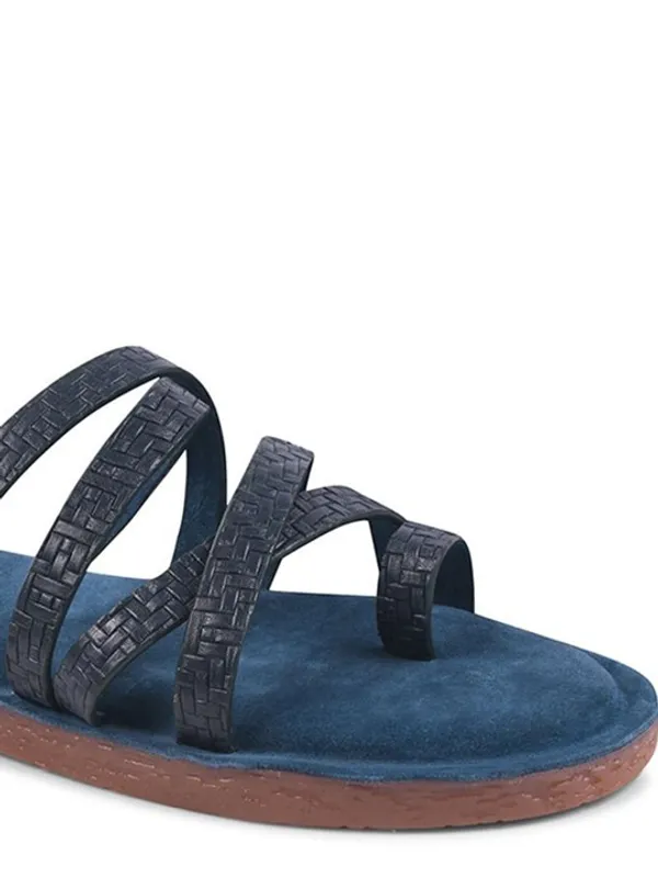 Blue_Suede_Flats_For_Women