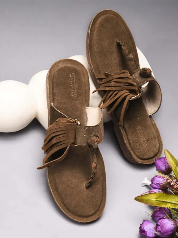 Brown_Suede_Flats_For_Women
