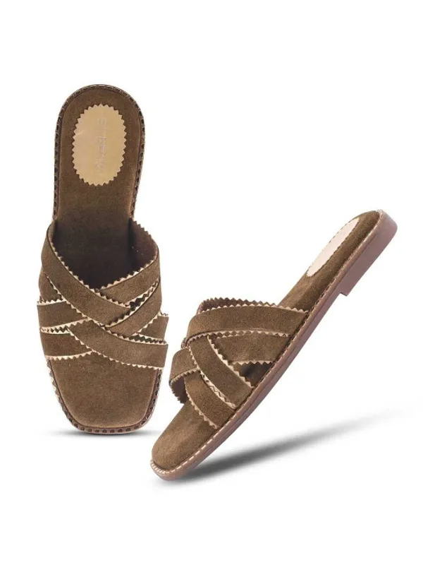 Brown_Suede_Flats_For_Women