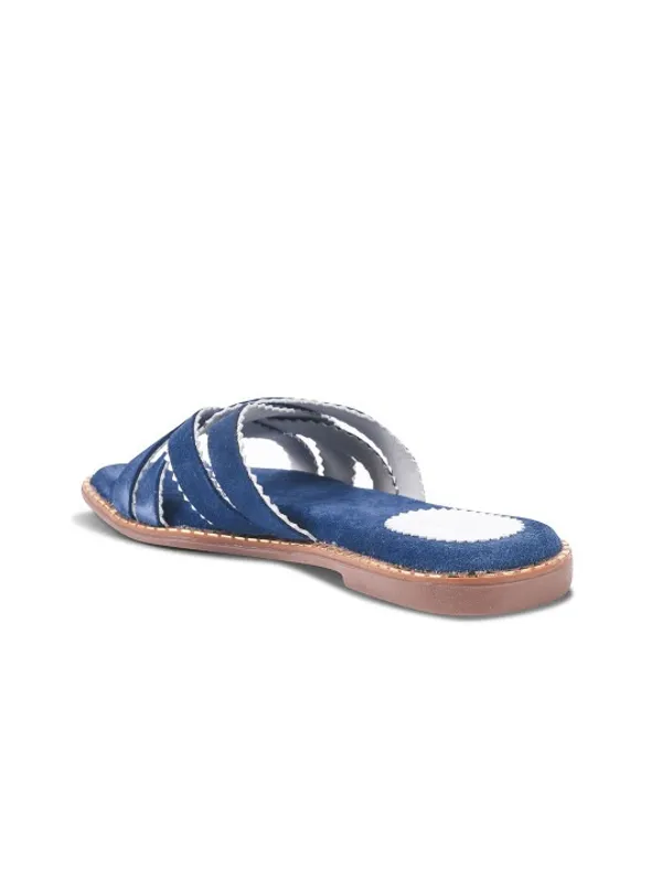 Blue_Suede_Flats_For_Women