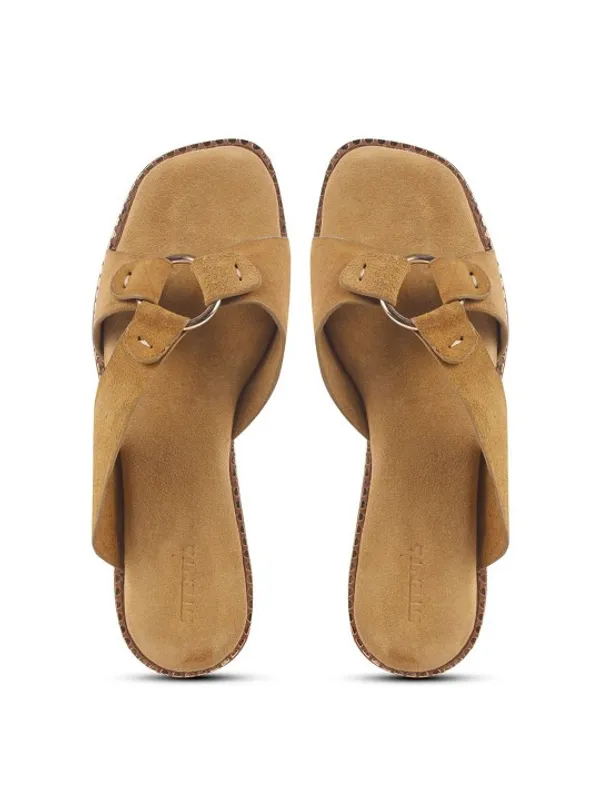 Yellow_Suede_Flats_For_Women