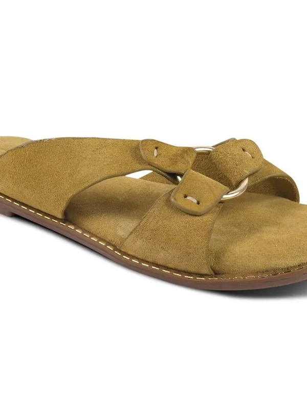 Yellow_Suede_Flats_For_Women