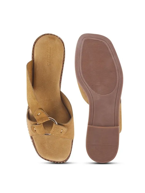 Yellow_Suede_Flats_For_Women