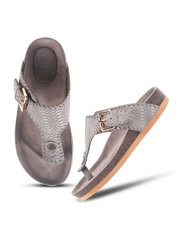 Grey_Suede_Flats_For_Women