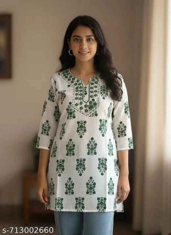 White_Cotton_Printed_Kurti_Set_Combo_For_Women_Pack_Of_2