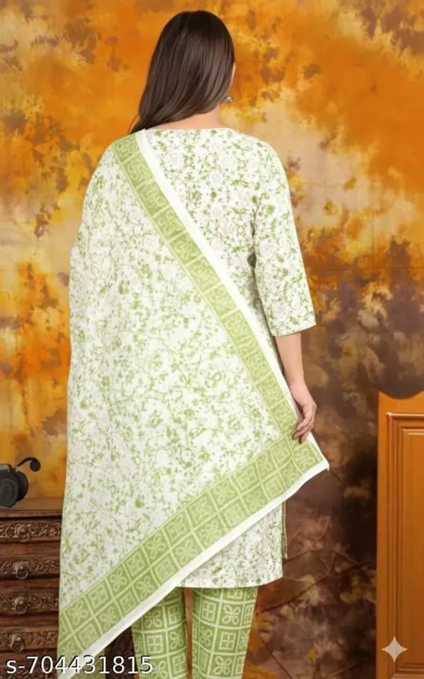 Green_&_Pink_Anarkali_Kurti_With_Dupatta_Set_For_Women_Combo_Set_Pack_Of_2