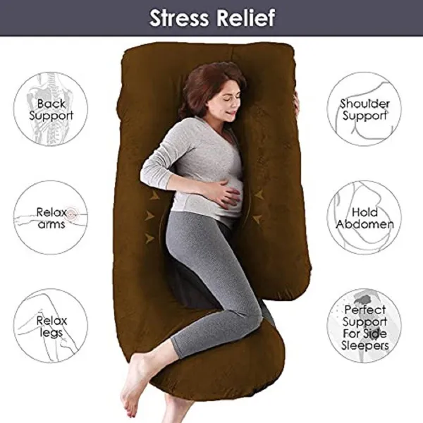 J_Shape_Pregnancy_Pillow_Pack_Of_1