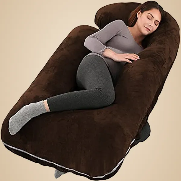 Brown_Microfibre_Pregnancy_Pillow
