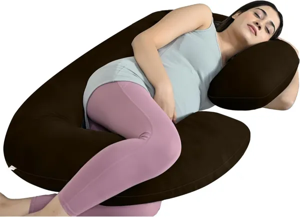 C_Shape_Microfiber_Solid_Pregnancy_Pillow