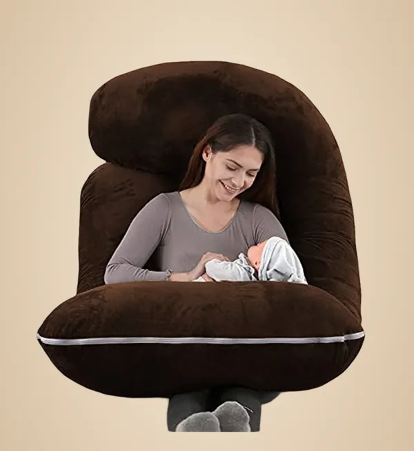 J_Shape_Microfiber_Solid_Pregnancy_Pillow