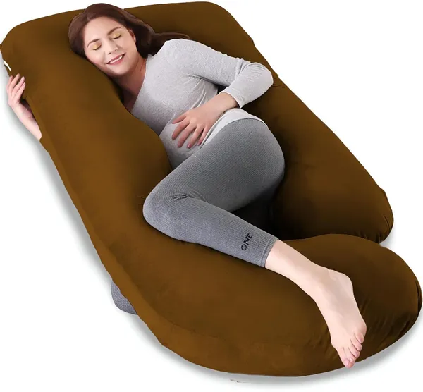 J_Shape_Microfiber_Solid_Pregnancy_Pillow