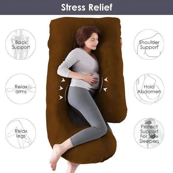 J_Shape_Microfiber_Solid_Pregnancy_Pillow