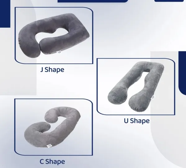 J_Shape_Microfiber_Solid_Pregnancy_Pillow