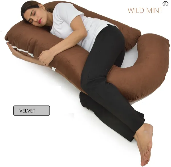 57_Inches_Full_Body_Pillow_Maternity_Pillow_For_Pregnant_Women_And_Comfort_J_Shaped_Pillow_With_Removable_Washable_Velvet_Cover