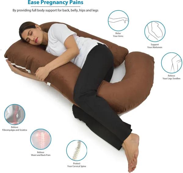 57_Inches_Full_Body_Pillow_Maternity_Pillow_For_Pregnant_Women_And_Comfort_J_Shaped_Pillow_With_Removable_Washable_Velvet_Cover
