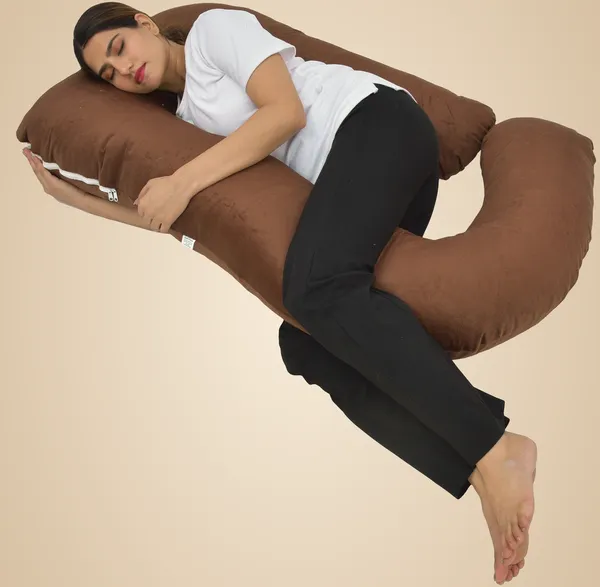57_Inches_Full_Body_Pillow_Maternity_Pillow_For_Pregnant_Women_And_Comfort_J_Shaped_Pillow_With_Removable_Washable_Velvet_Cover