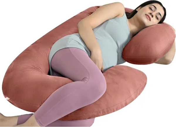 C_Shape_Microfiber_Solid_Pregnancy_Pillow