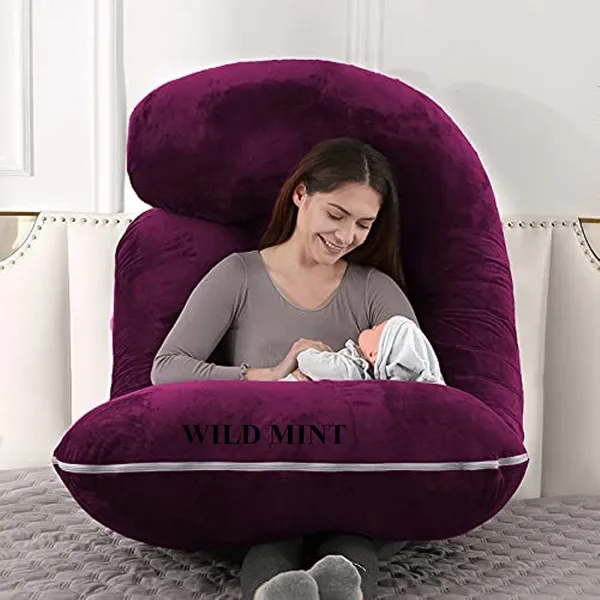 Ultra_Soft_J_Microfiber_Solid_Pregnancy_Pillow_Pack_Of_1_Wine