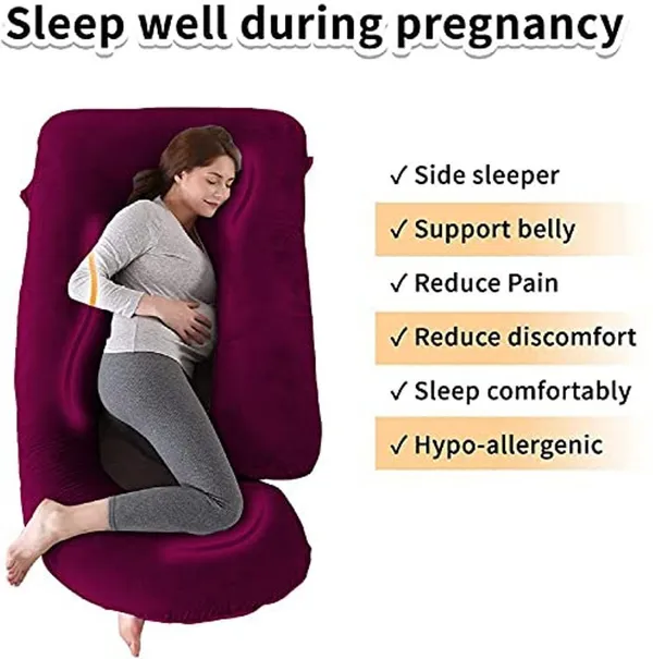 Ultra_Soft_J_Microfiber_Solid_Pregnancy_Pillow_Pack_Of_1_Wine