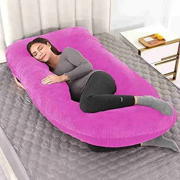 Pink_Polyester_Fibre_Pregnancy_Pillow
