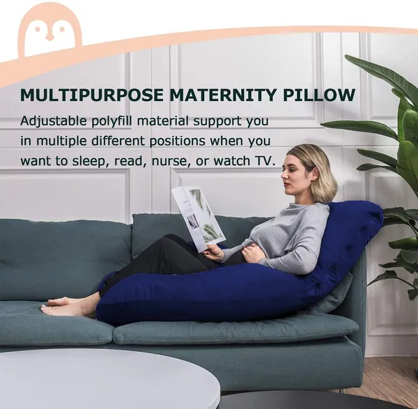 J_Shape_Microfiber_Solid_Pregnancy_Pillow