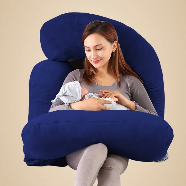 J_Shape_Microfiber_Solid_Pregnancy_Pillow