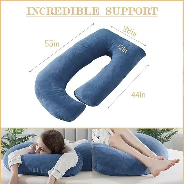 J_Shape_Microfiber_Solid_Pregnancy_Pillow