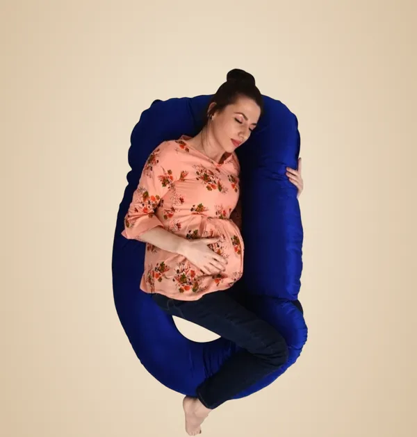 J_Shape_Microfiber_Solid_Pregnancy_Pillow