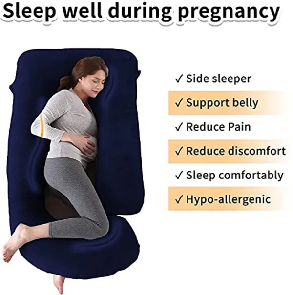 J_Shape_Microfiber_Solid_Pregnancy_Pillow