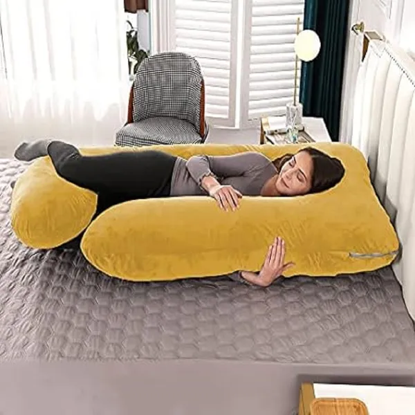 Upgrade_Model_Of_Pregnancy_Pillow_Microfibre_Solid_Pregnancy_Pillow_Pack_Of_1
