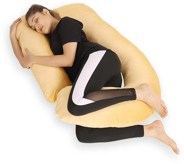 56_Inches_Full_Body_Pillow_Maternity_Pillow_For_Pregnant_Women_And_Comfort_J_Shaped_Pillow_With_Removable_Washable_Velvet_Cover