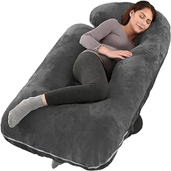 Upgrade_Model_Of_Pregnancy_Pillow_Microfibre_Solid_Pregnancy_Pillow_Pack_Of_1