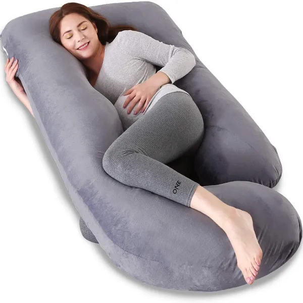 Grey_Microfibre_Pregnancy_Pillow