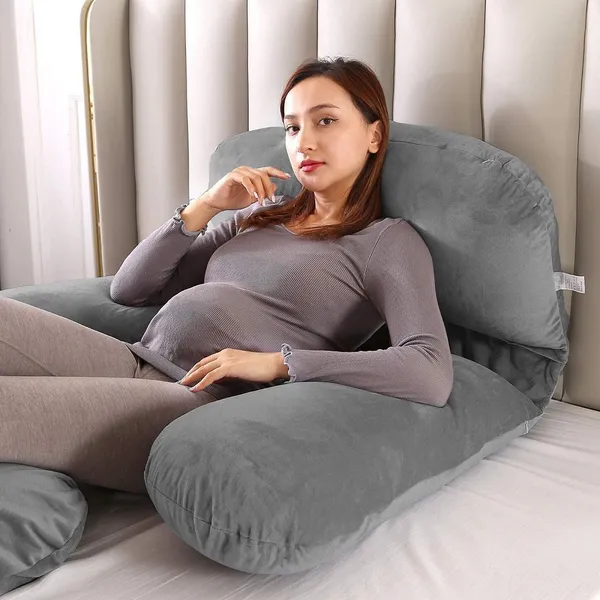 Upgrade_Model_Of_Pregnancy_Pillow_Microfibre_Solid_Pregnancy_Pillow_Pack_Of_1
