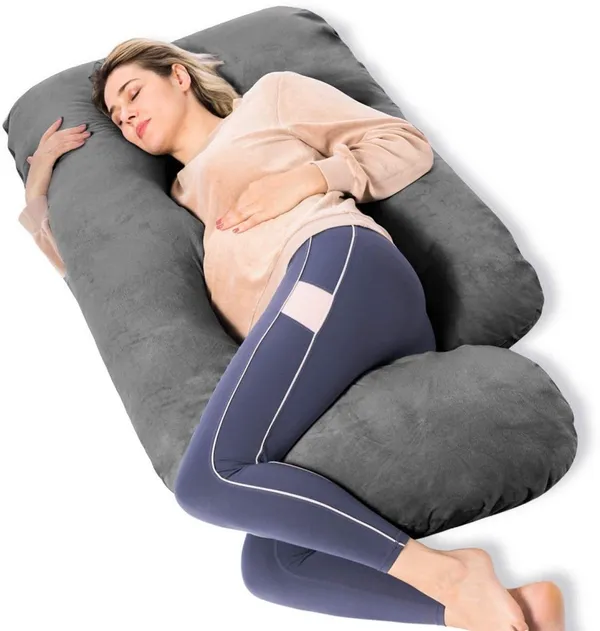 Upgrade_Model_Of_Pregnancy_Pillow_Microfibre_Solid_Pregnancy_Pillow_Pack_Of_1