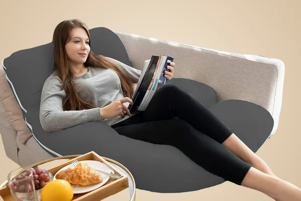 Grey_Polyester_Fibre_Pregnancy_Pillow