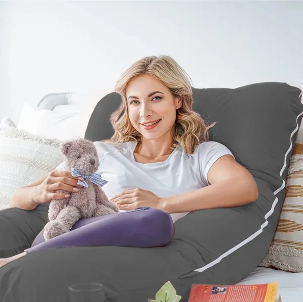 U_Shape_Microfiber_Solid_Pregnancy_Pillow