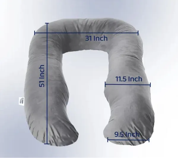 U_Shape_Microfiber_Solid_Pregnancy_Pillow