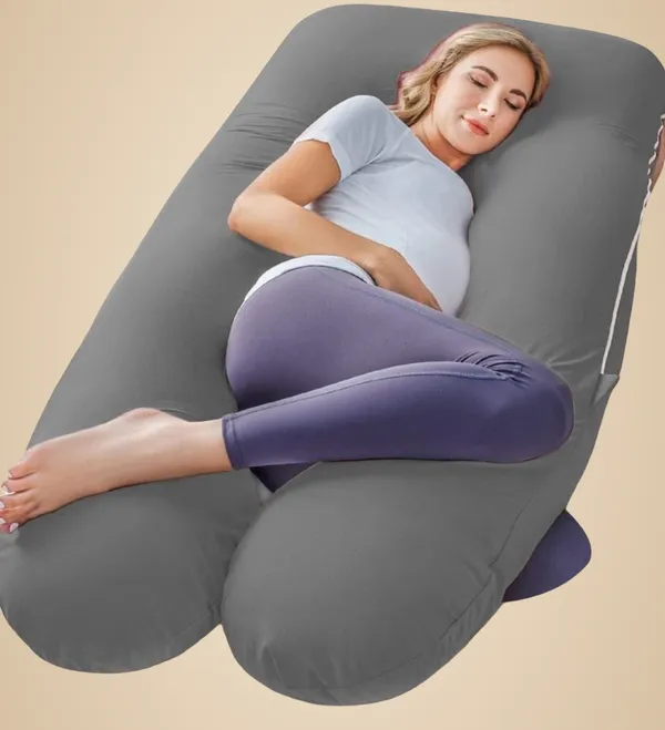U_Shape_Microfiber_Solid_Pregnancy_Pillow