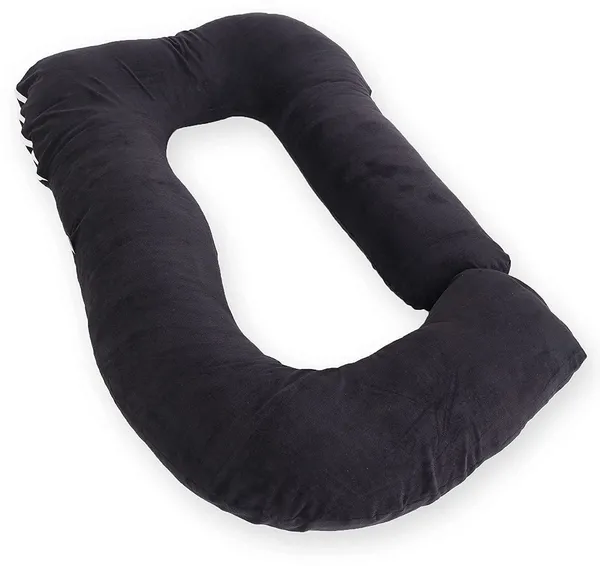 56_Inches_Full_Body_Pillow_Maternity_Pillow_For_Pregnant_Women_And_Comfort_J_Shaped_Pillow_With_Removable_Washable_Velvet_Cover