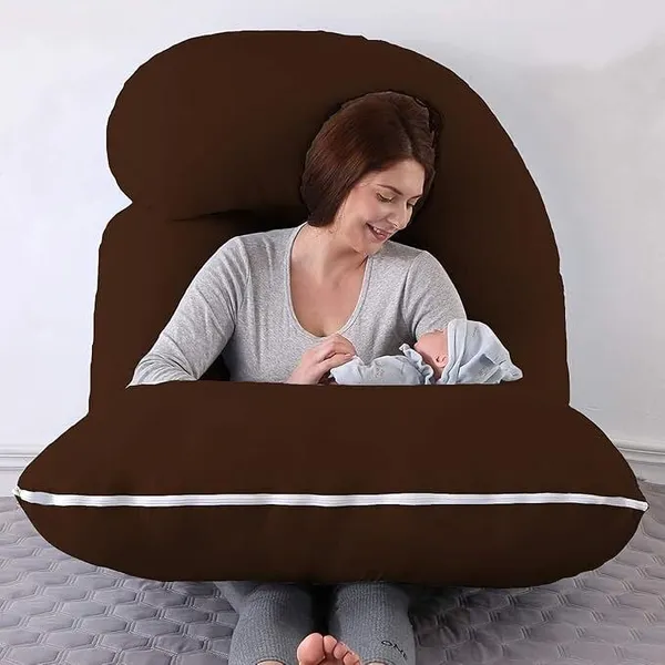 56_Inches_Full_Body_Pillow_Maternity_Pillow_For_Pregnant_Women_And_Comfort_J_Shaped_Pillow_With_Removable_Washable_Velvet_Cover