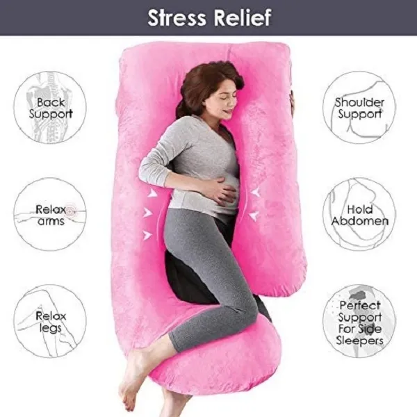 56_Inches_Full_Body_Pillow_Maternity_Pillow_For_Pregnant_Women_And_Comfort_J_Shaped_Pillow_With_Removable_Washable_Velvet_Cover