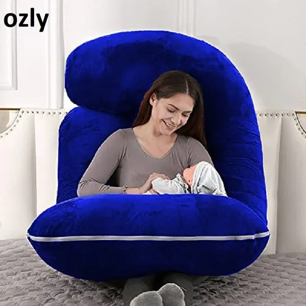 56_Inches_Full_Body_Pillow_Maternity_Pillow_For_Pregnant_Women_And_Comfort_J_Shaped_Pillow_With_Removable_Washable_Velvet_Cover